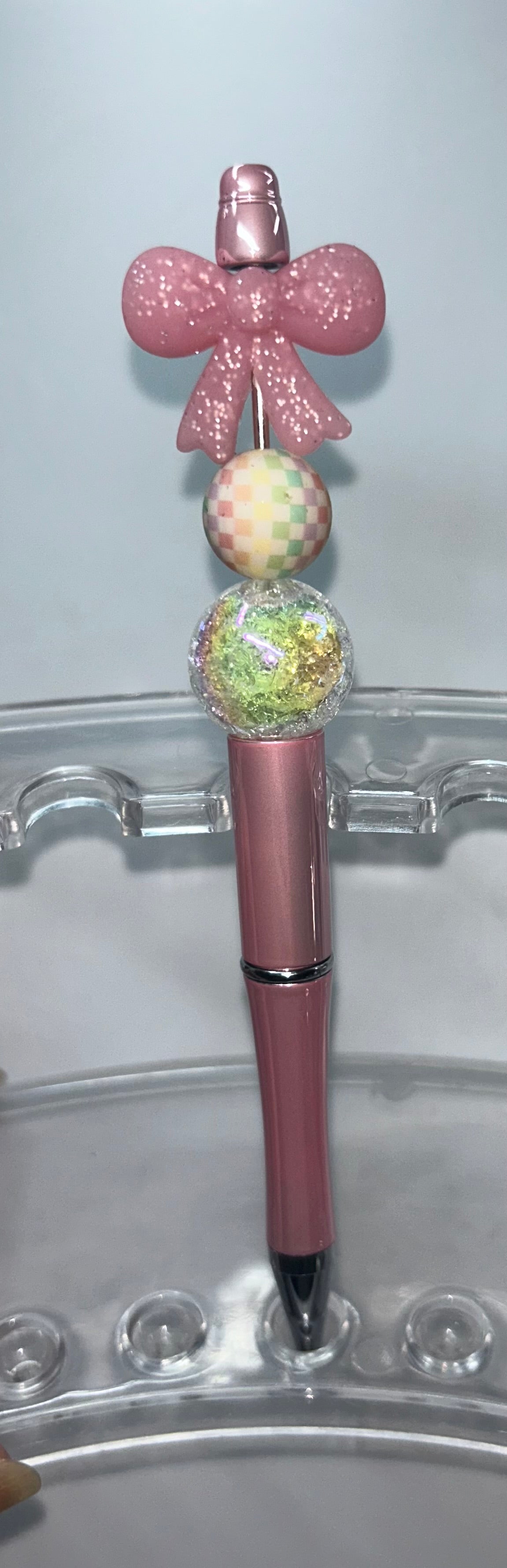 Pink Bow Pink Pen