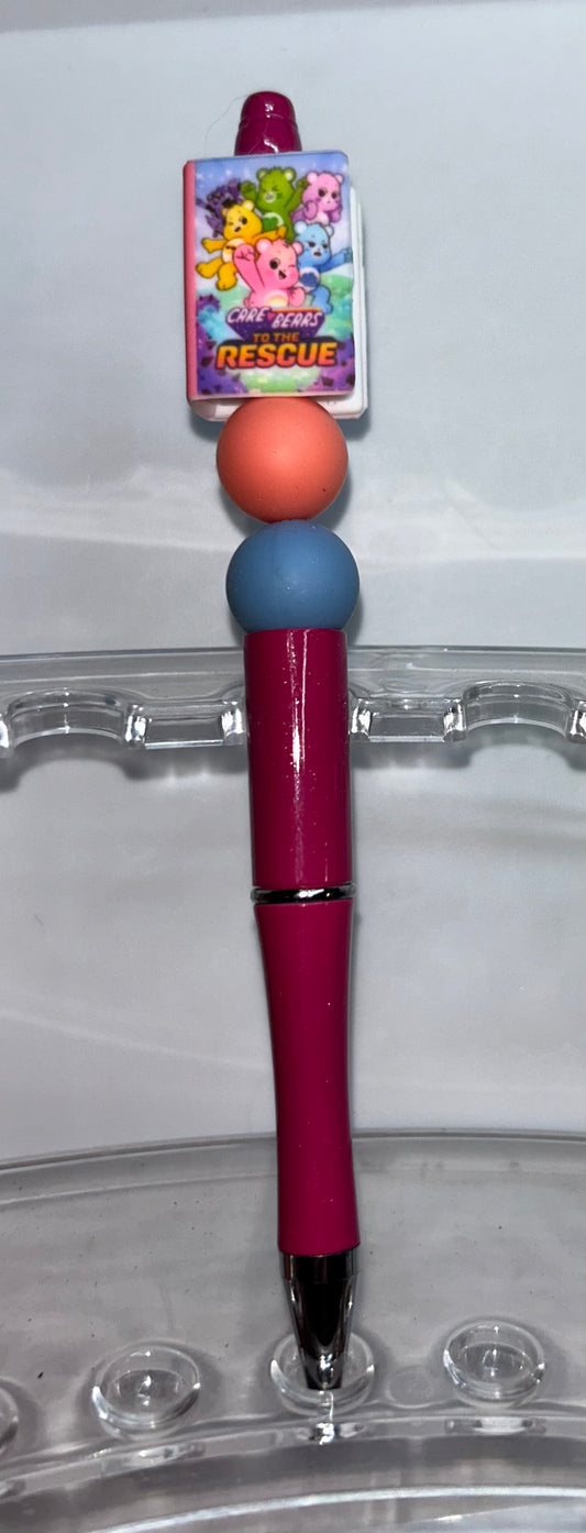 CareBears Rescue Book Pink Pen