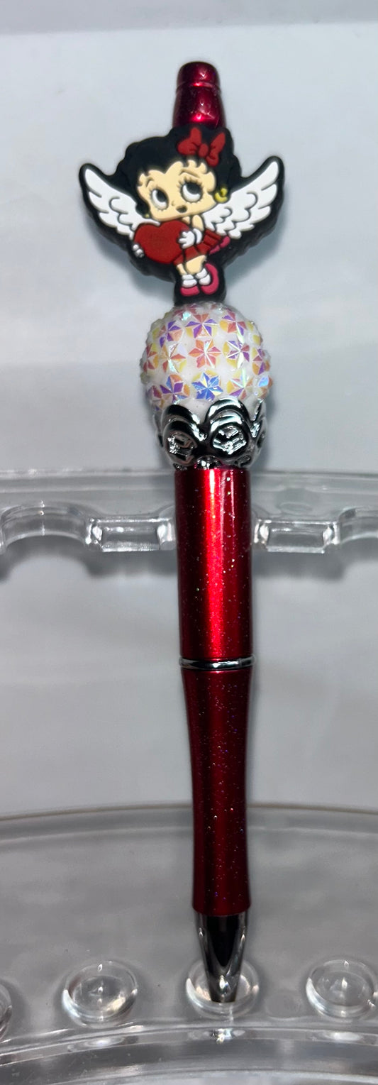 Betty Boop Wings Red Pen