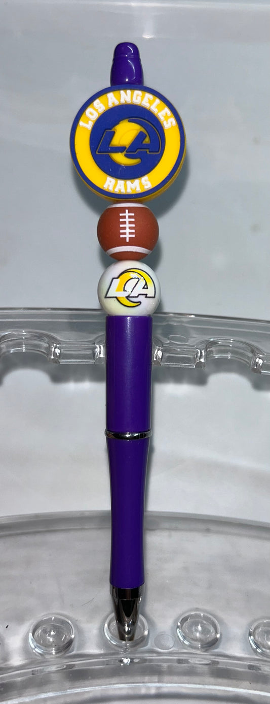 Los Angeles Rams Round Purple Pen