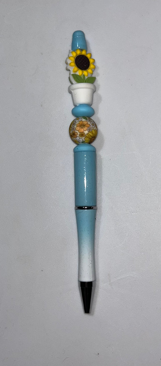 Sunflower Blue Ombré Pen
