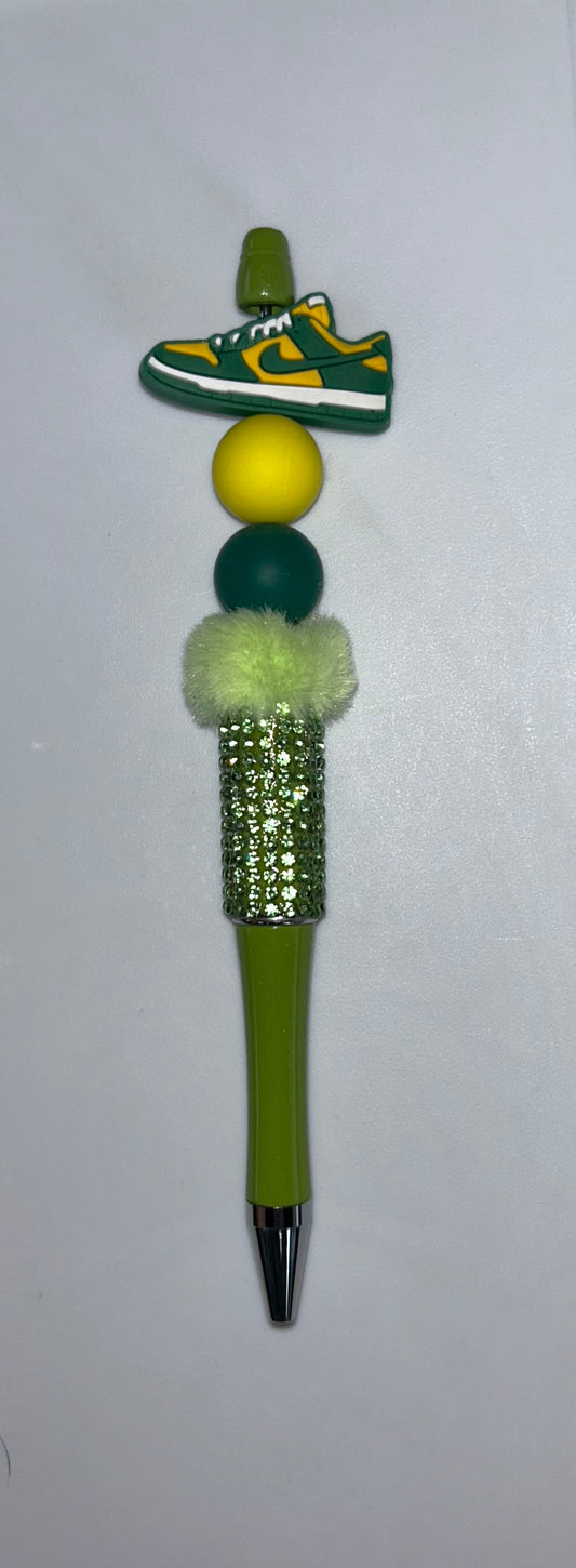 Green Nike Shoe Green Bling Pen