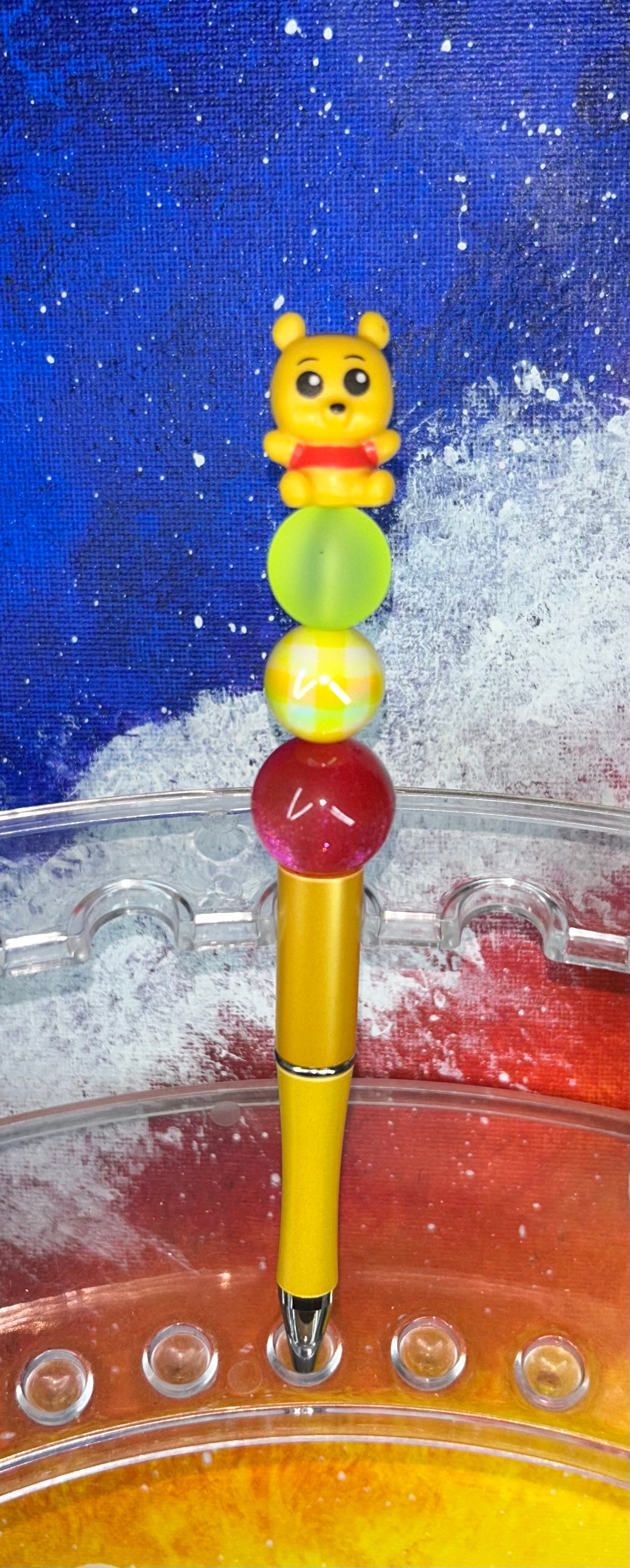 Pooh Small Doorable Golden Yellow Pen