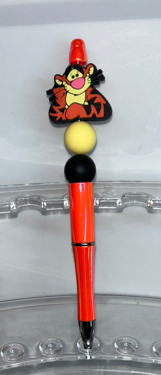Tigger Head Orange Pen