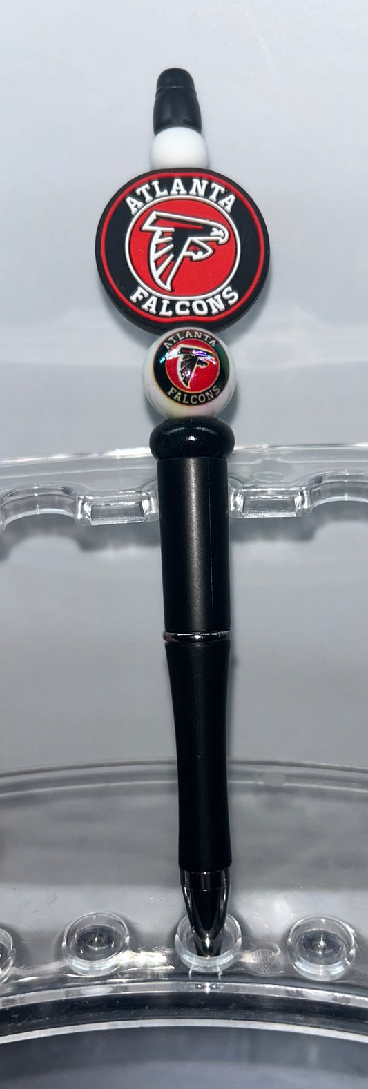 ATL Falcons Round Black Pen