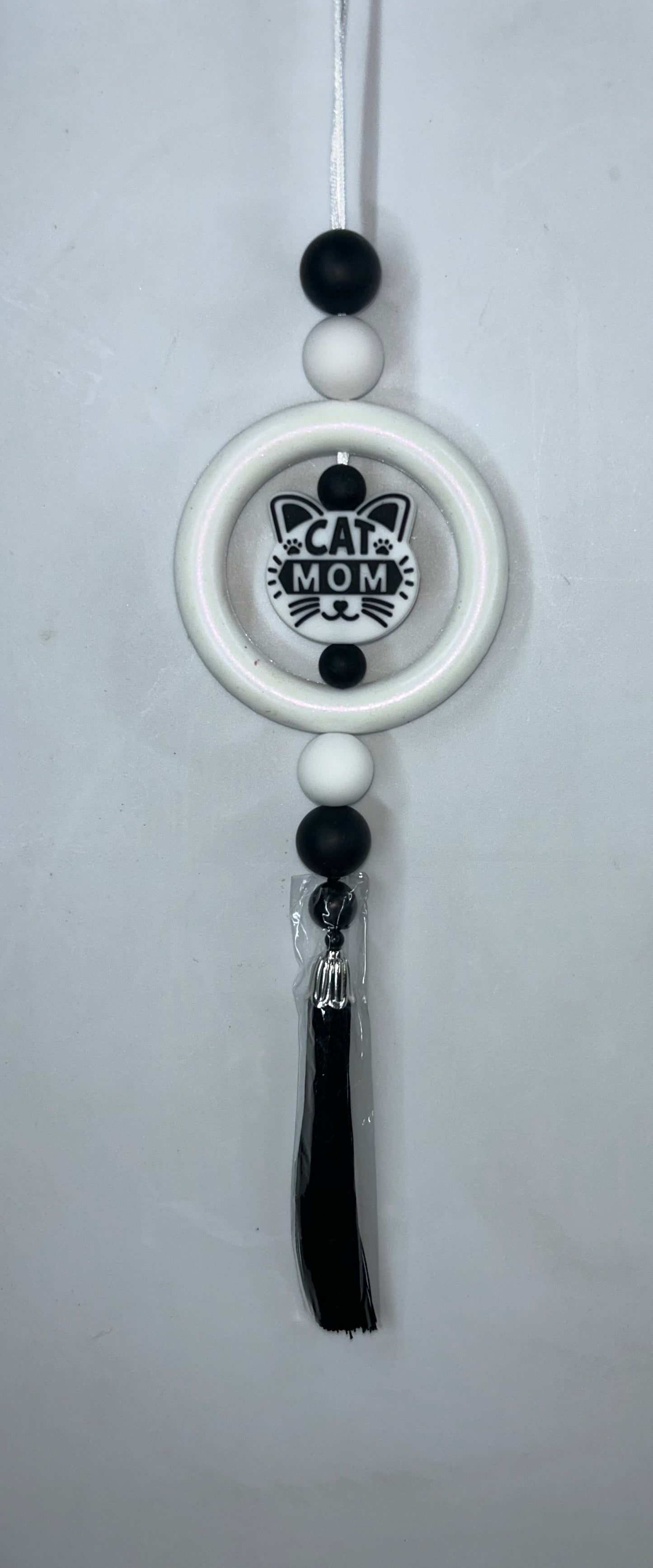 Cat Mom Car Charm