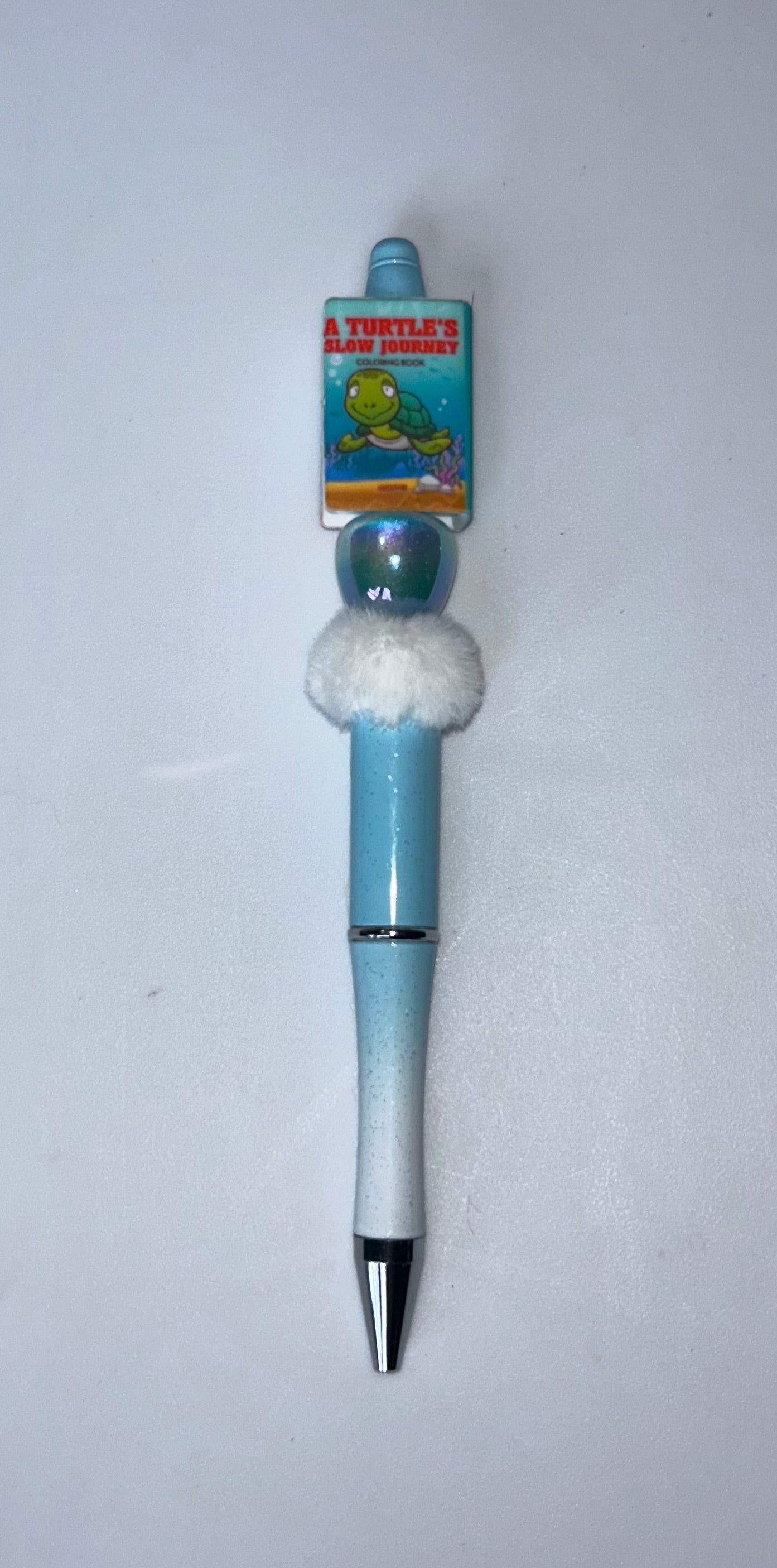 A Turtle's Slow Journey Blue Ombre Pen