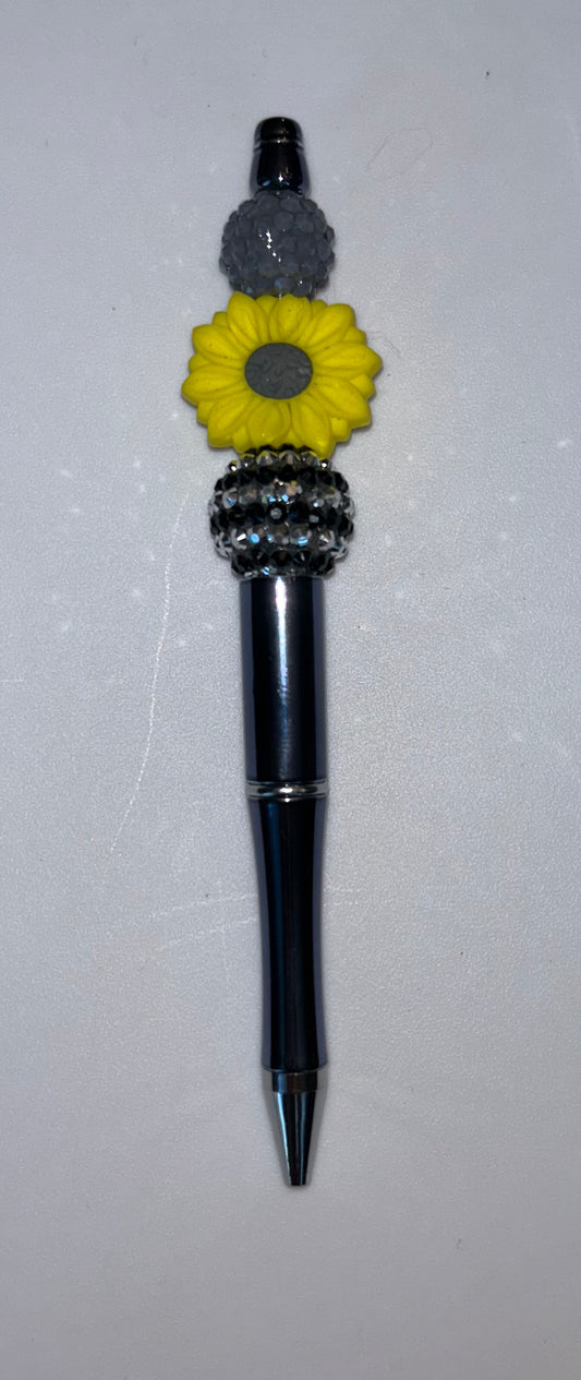 Sunflower Black Pen