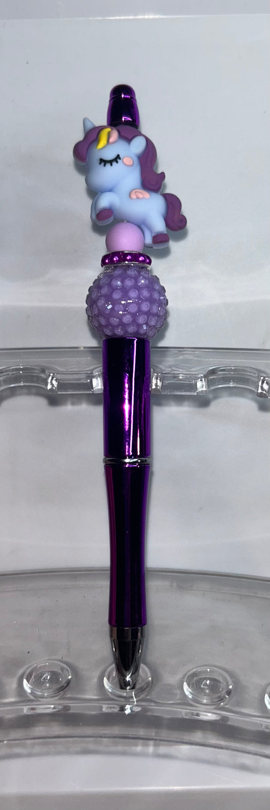 Purple Unicorn Shiny Purple Pen
