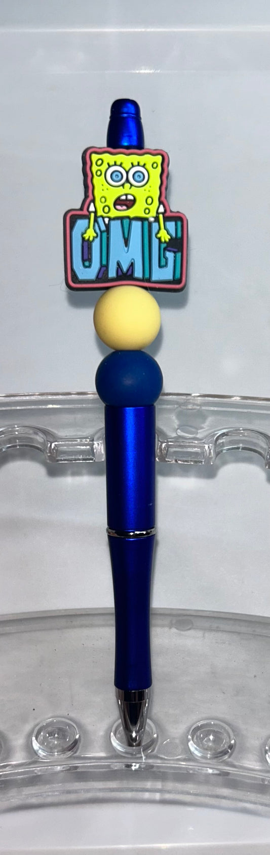 OMG Sponge Bob Blue Pen