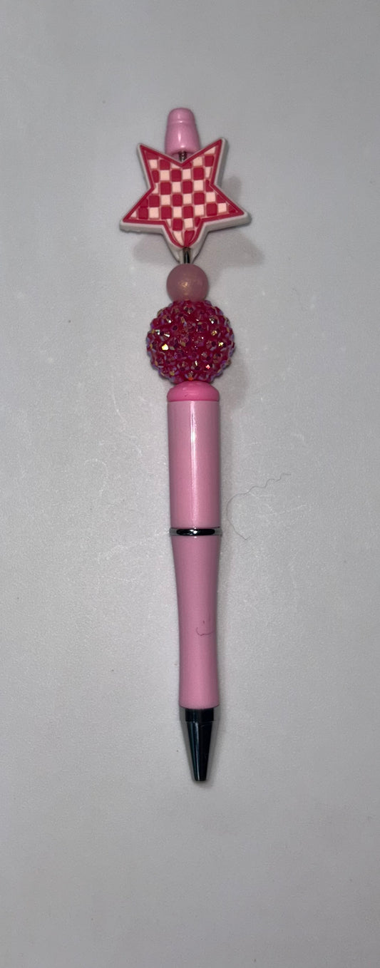 Red Star Pink Pen