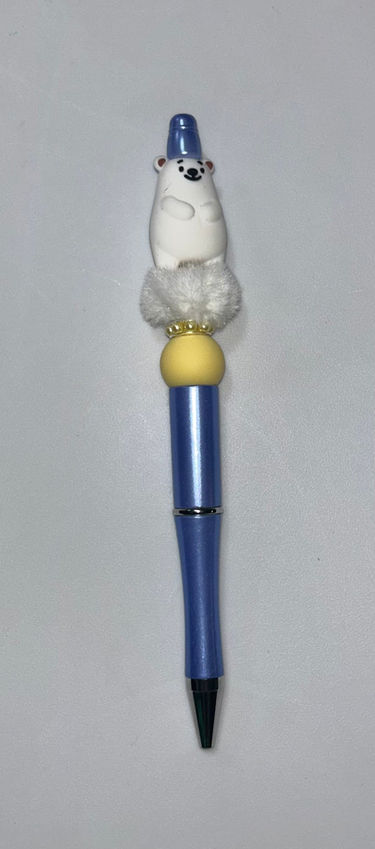White Bear Blue Pen