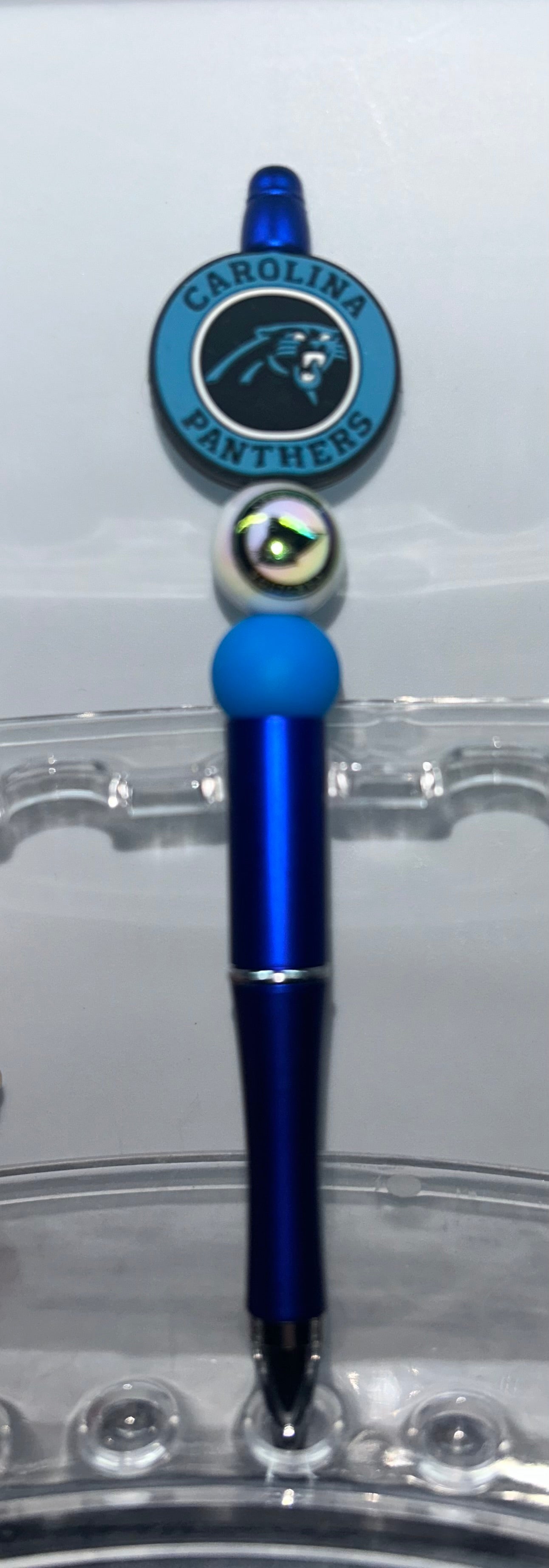 Panthers Round Blue Pen