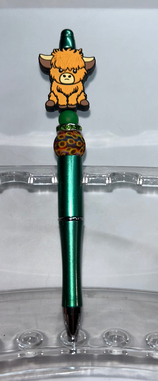 Highland Cow Green Pen