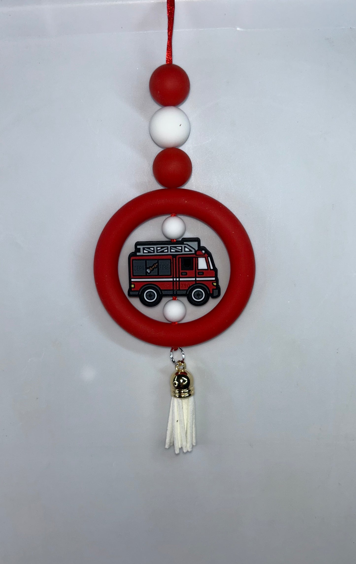 Big Fire Truck Car Charm