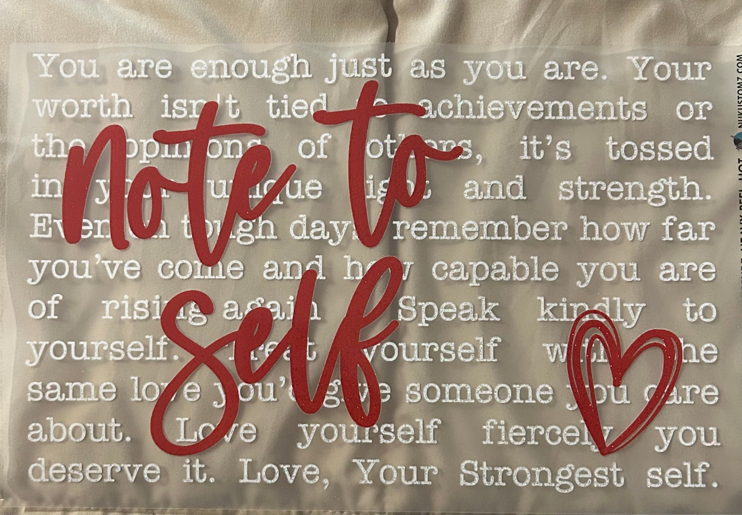 Note to Self