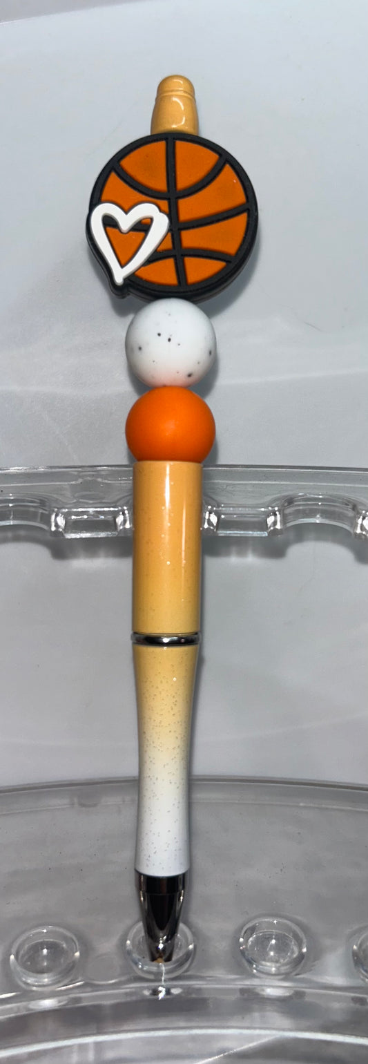 Basketball Orange Ombre' Pen