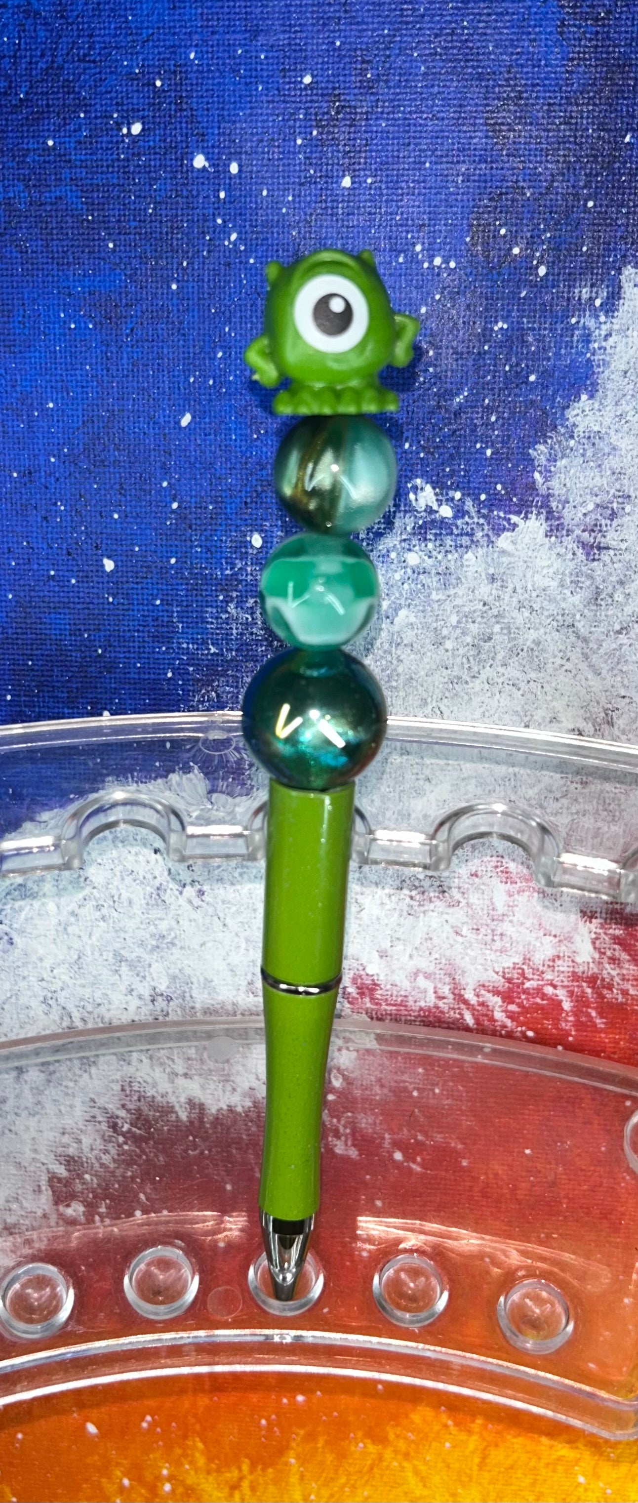 Mike Wazowski Small Doorable Green Pen
