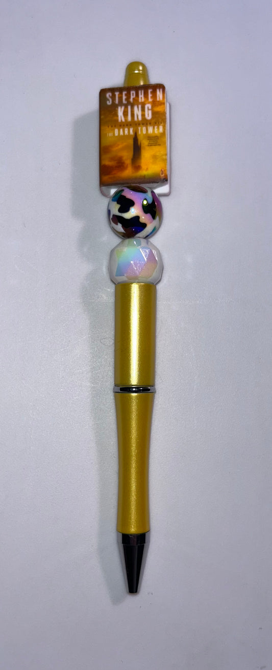 Steve King Book- Gold Pen