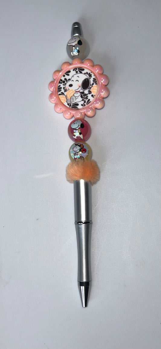 Snoopy Circle Silver Pen