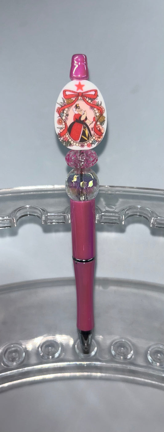 The Queen Of Hearts Pink Pen