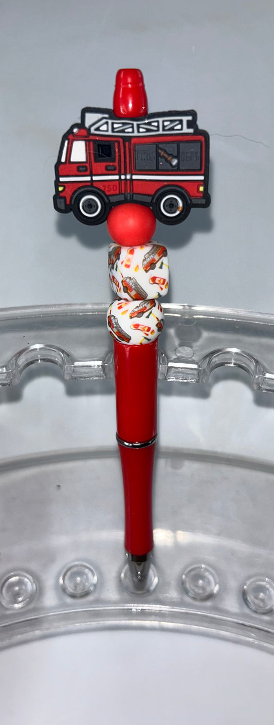 Fire Truck Red Pen
