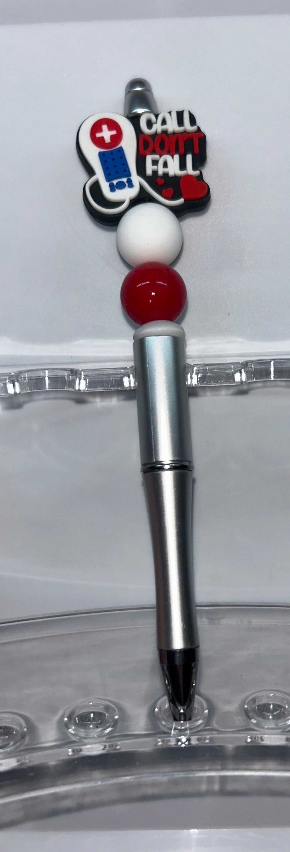 Call Don't Fall Silver Pen