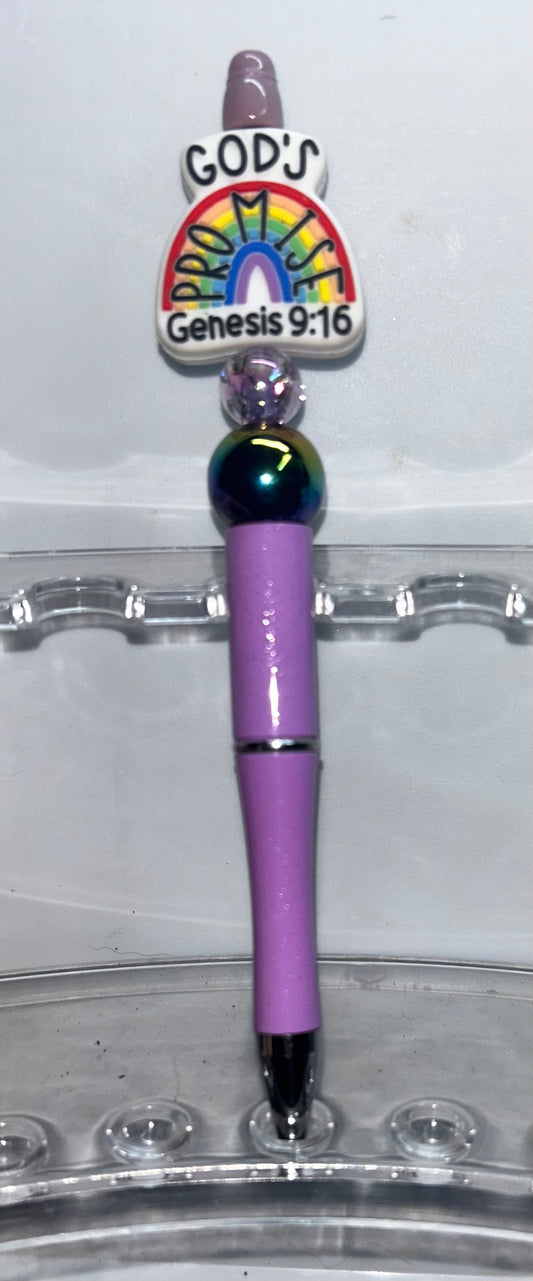 God's Promise Genesis 9:16 Purple Pen