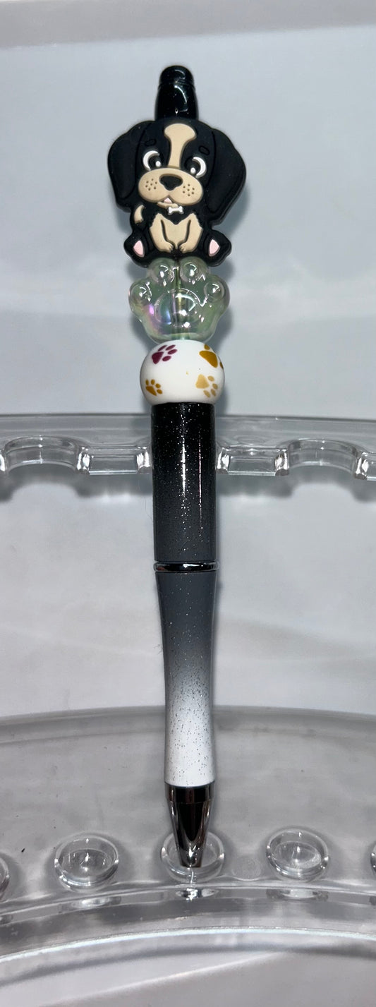 Puppy Black Ombre' Pen