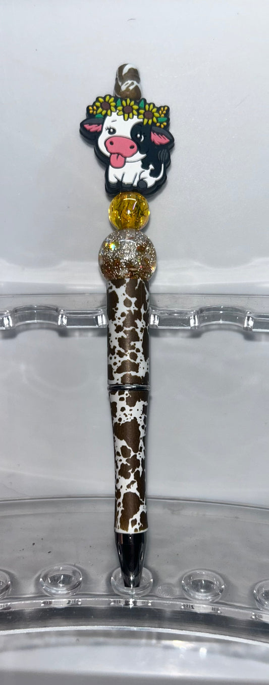Highland Cow- Cow Print Pen