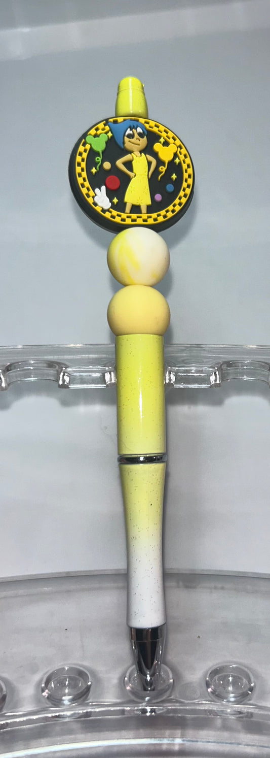 Joy- Inside Out Yellow Pen