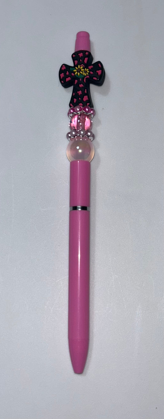 Pink/Black Cross Pink Pen