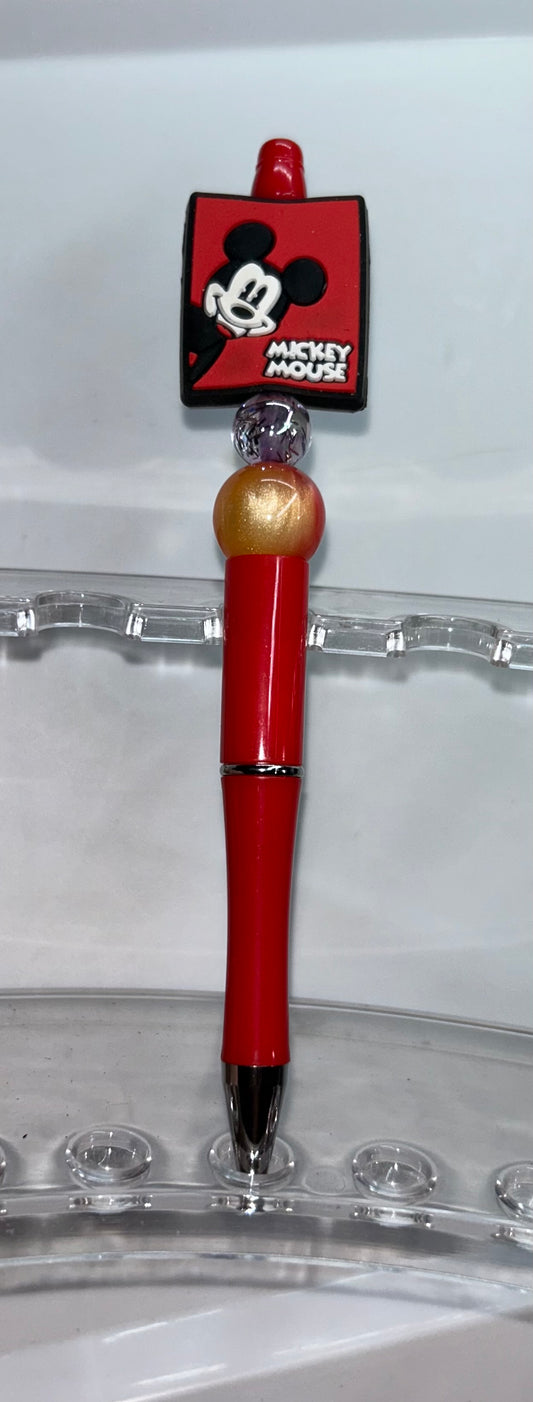 Micke Mouse Square Red Pen