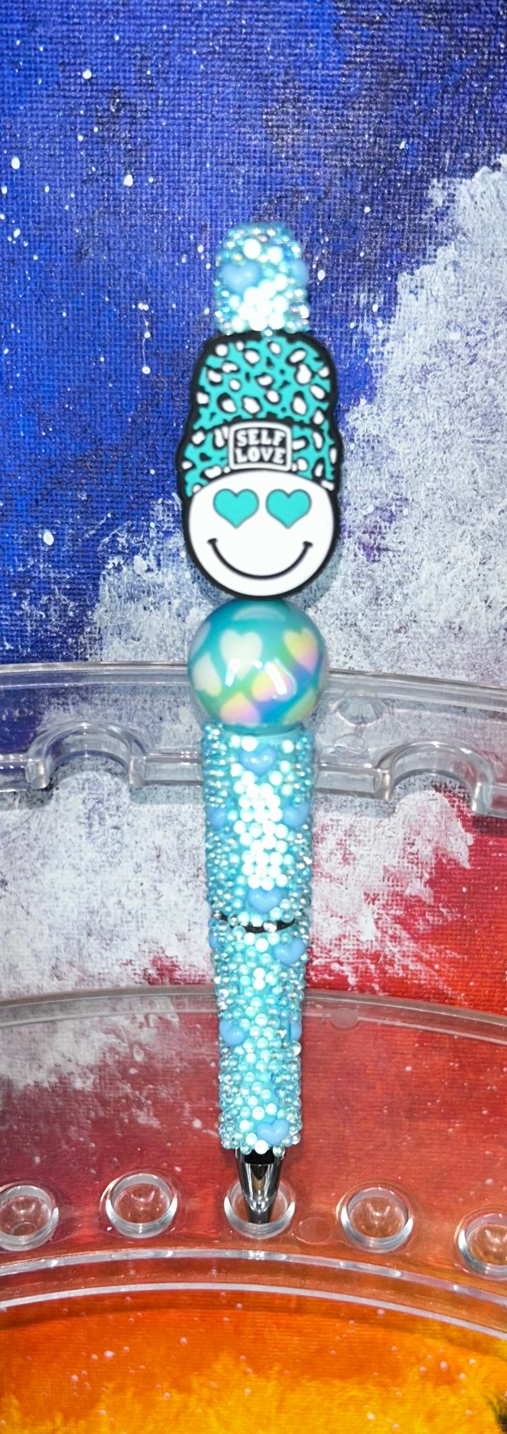 Self Love Teal Heart Specialty Pen
