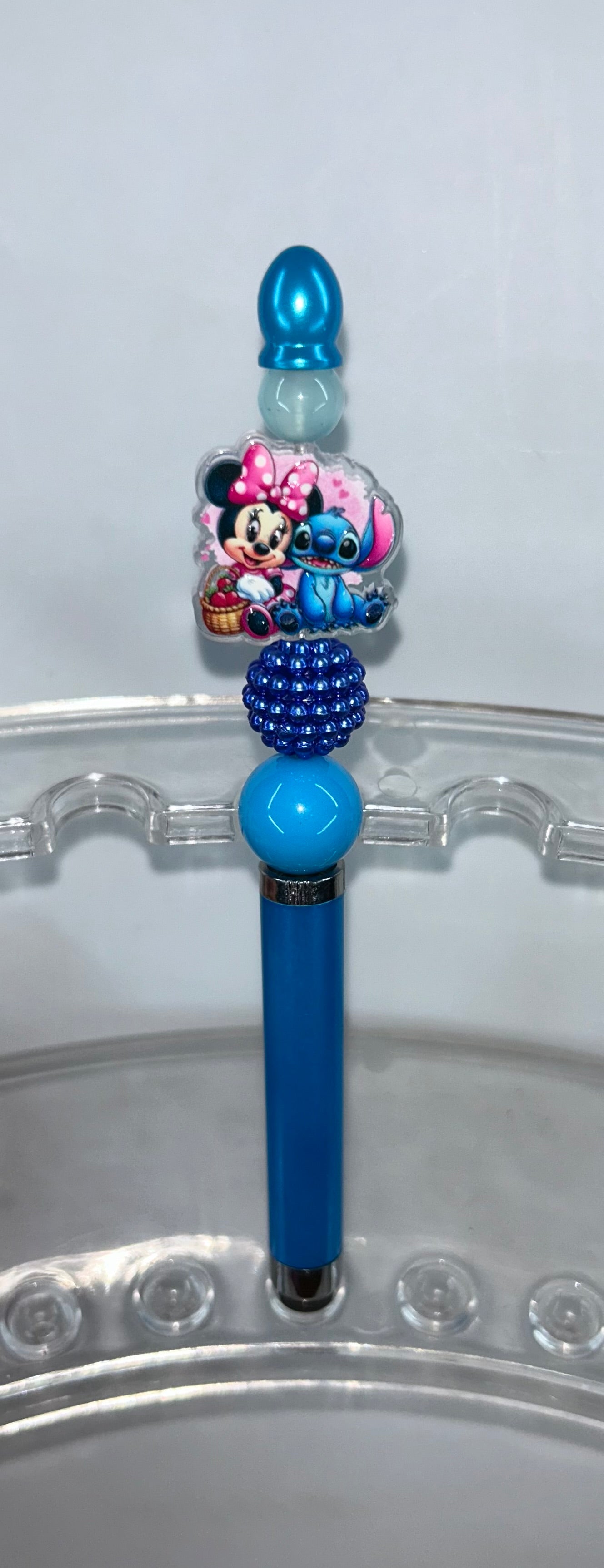 Minnie & Stitch Blue Stylus