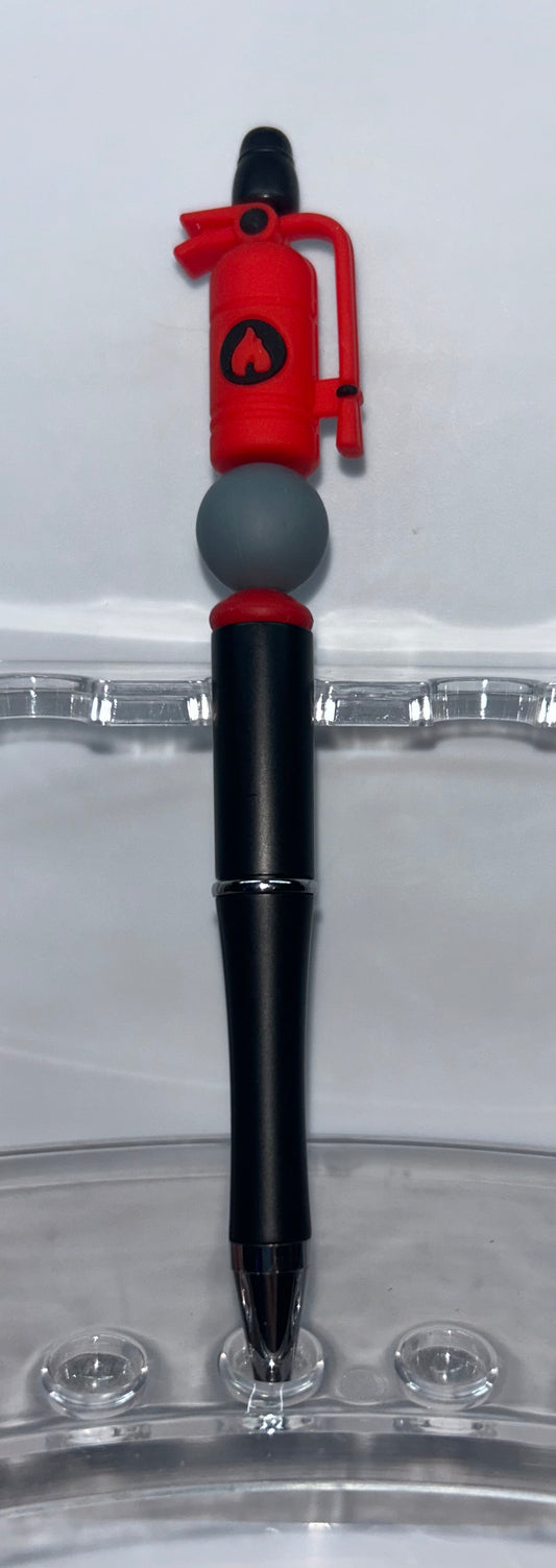 Fire Extinguisher Grey Pen
