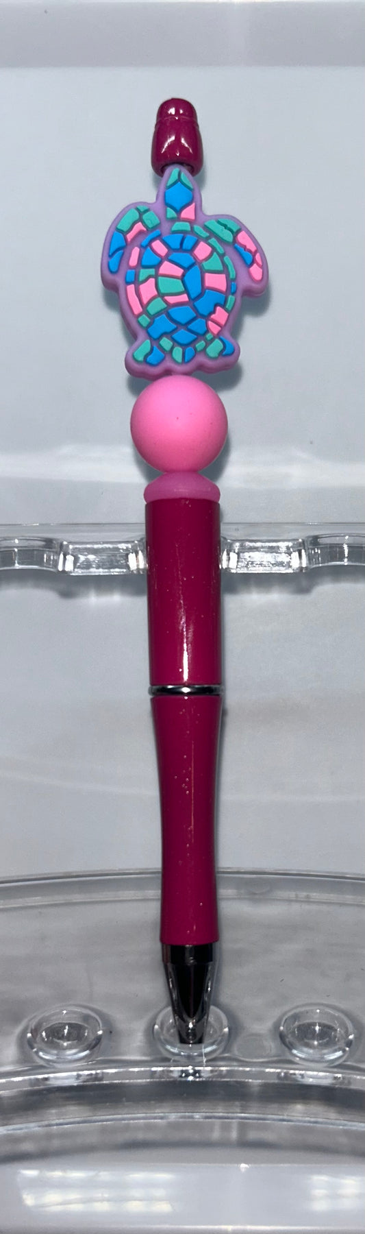 Colorful Turtle Pink Pen