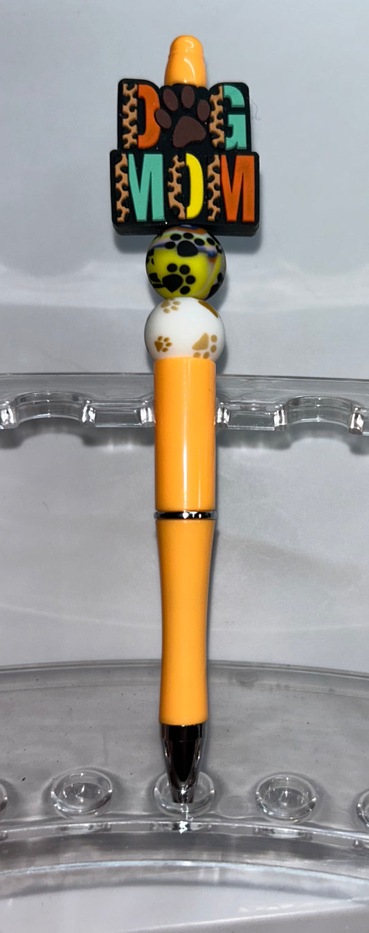 Dog Mom Orange Pen