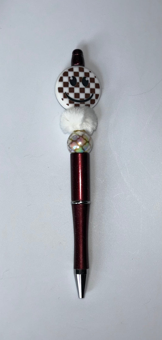 Brow Smilie Dark Red Pen