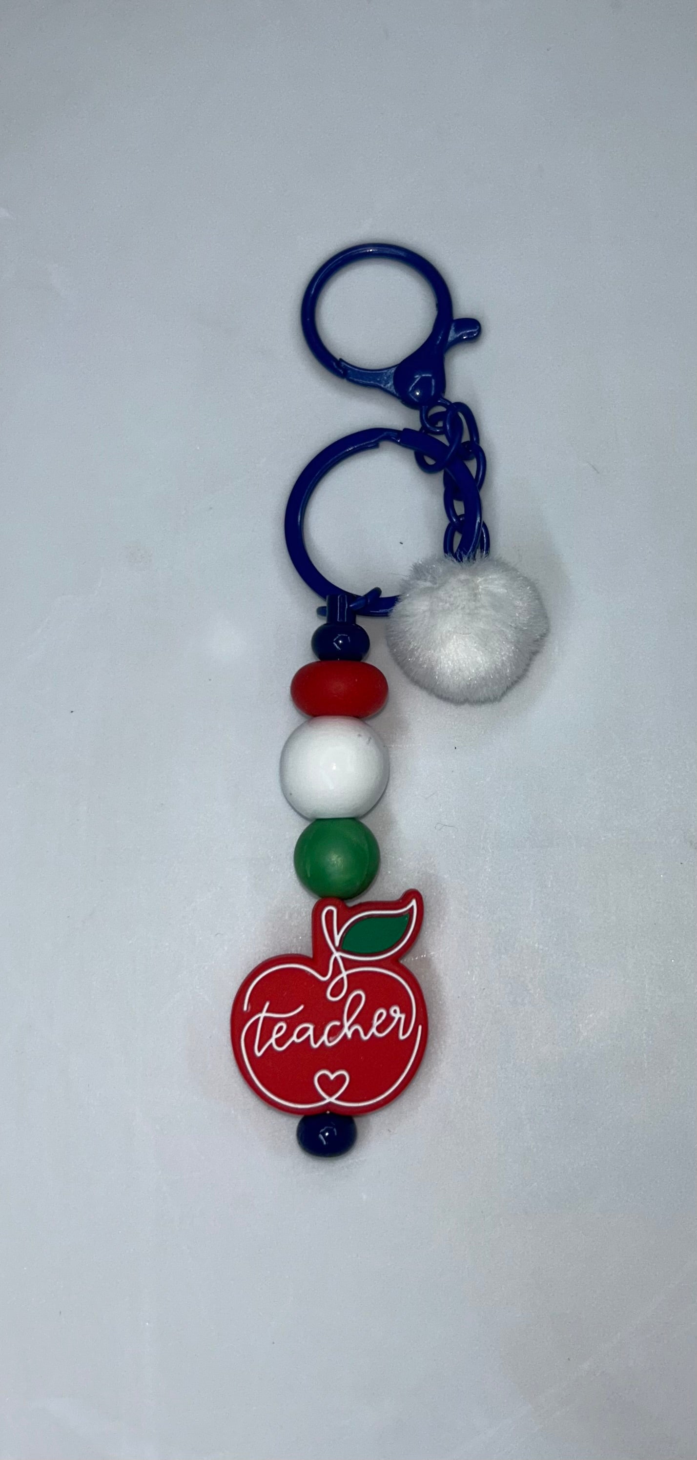 Teacher Apple Key Chain