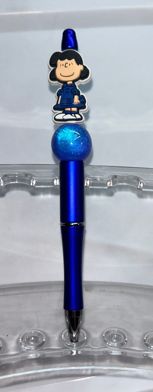 Lucy Peanuts Blue Pen