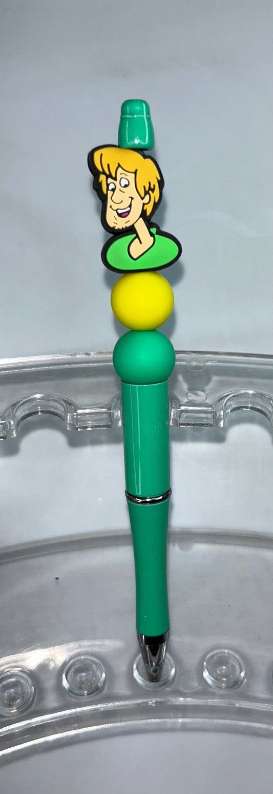 Shaggy Head Green Pen
