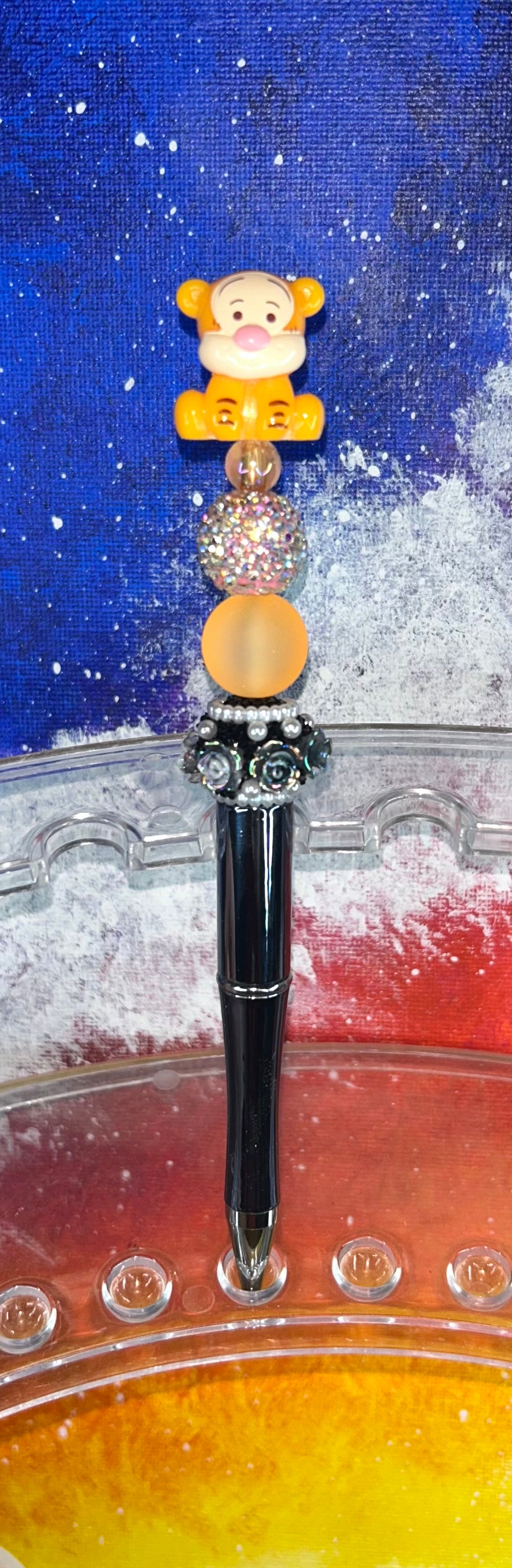 Tigger Small Doorable Black Pen