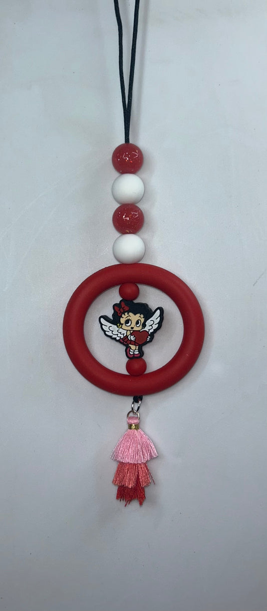 Betty Boop Red Car Charm
