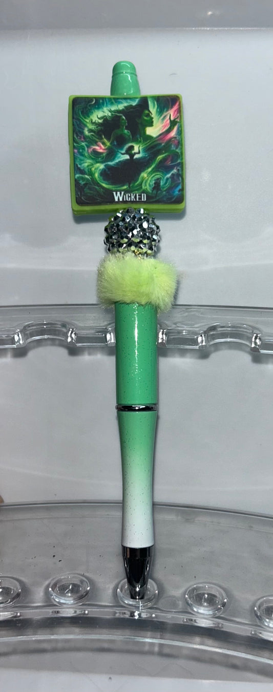 Wicked Square Green Ombre' Pen