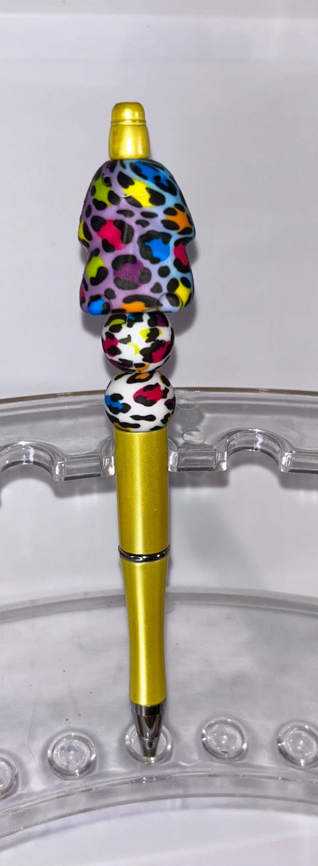 Leopard Print Richard Yellow Pen
