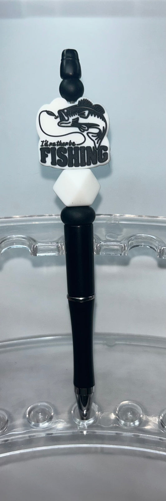 I'd Rather Be Fishing Black Pen