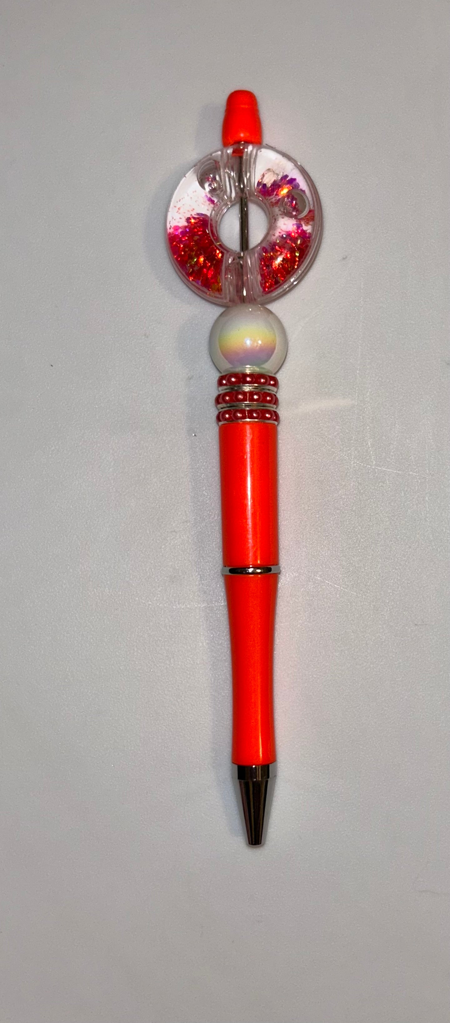Red Shaker Orange Pen