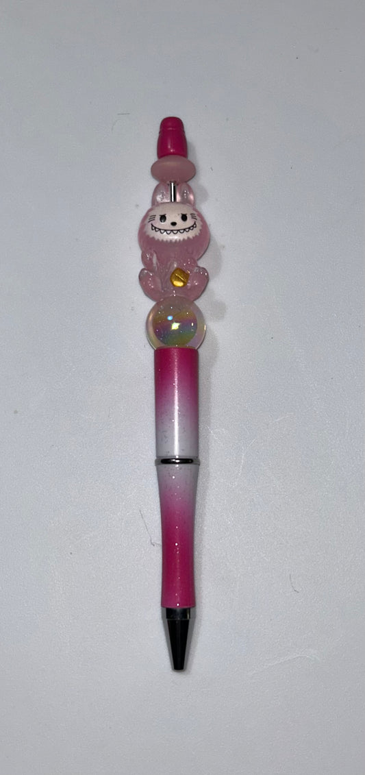Labubu Pink and White Pen