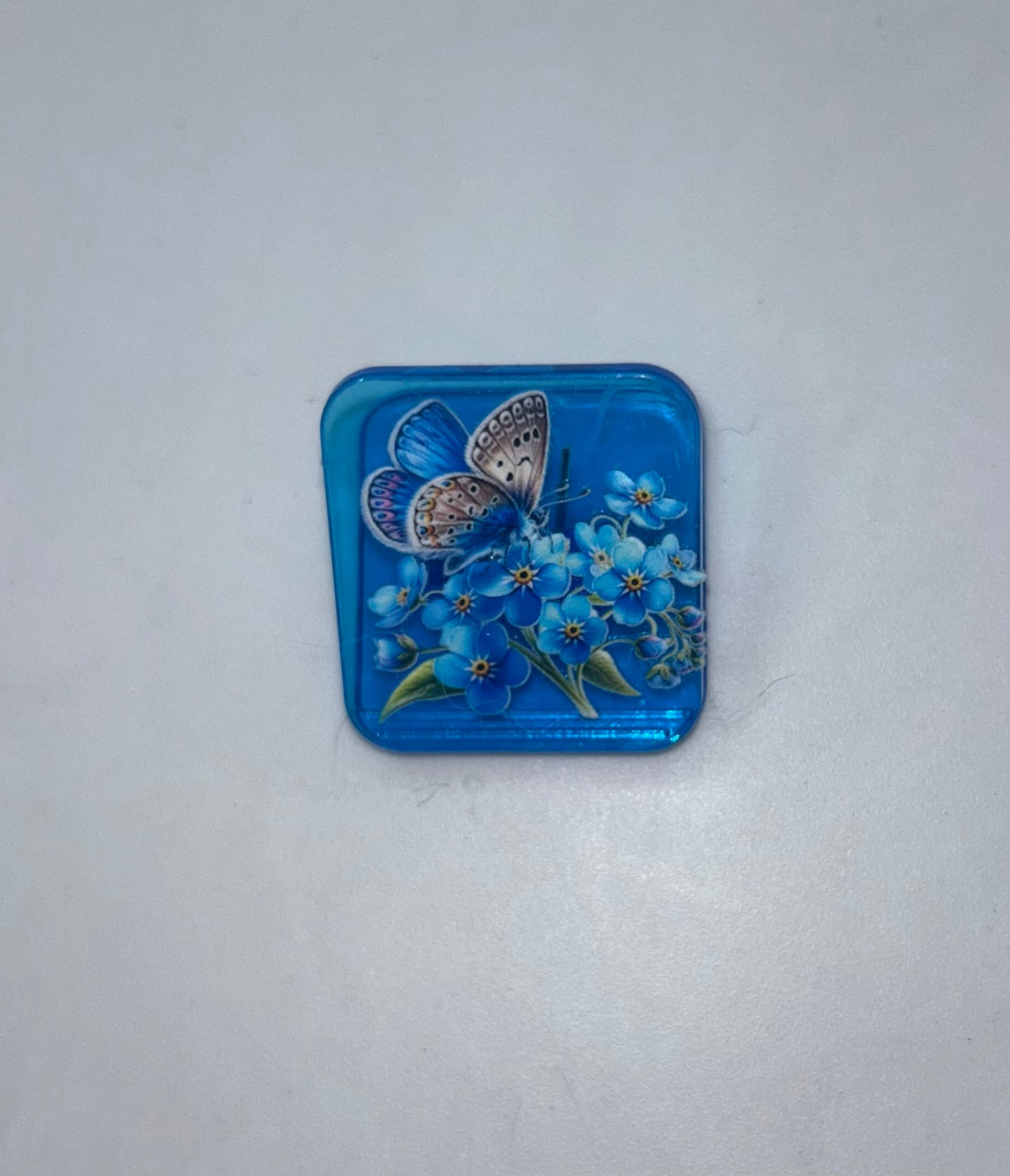 Blue Butterfly Clip